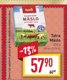 Máslo Tatra