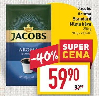 Mletá káva Jacobs Aroma Standard