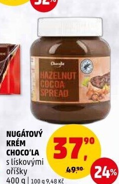 Čokokrém oříškovo-nugátový Choco'