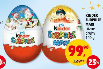 Čokoládové vajíčko s překvapením Maxi Kinder Surprise