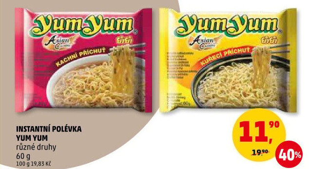 Instantní polévka YumYum
