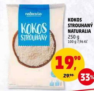Kokos strouhaný Naturalia