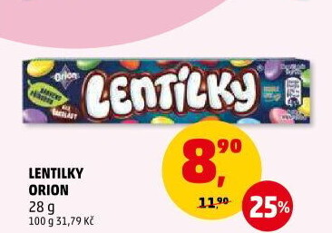 Lentilky Orion