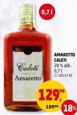 Likér Amaretto Caleti