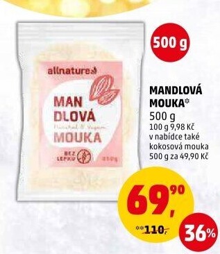 Mandlová mouka Allnature