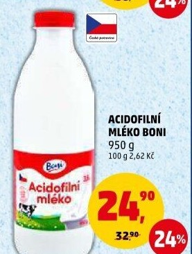 Mléko acidofilní Boni