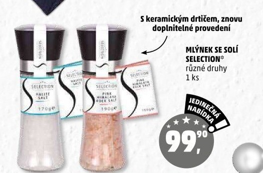 Mlýnek se solí Selection