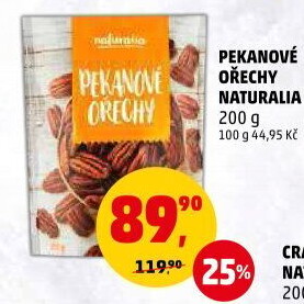 Pekanové ořechy Naturalia