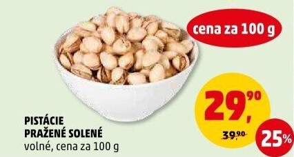 Pražené pistácie
