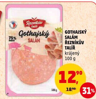 Salám Gothaj Řezníkův talíř