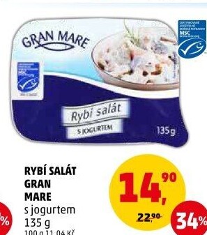Salát rybí s jogurtem Gran Mare
