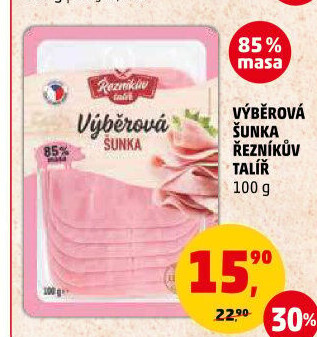 Šunka výběrová Řezníkův talíř