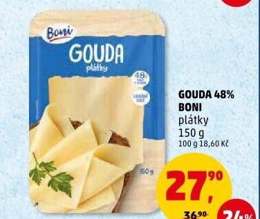 Sýr Gouda 48% Boni