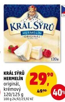 Sýr Hermelín Král sýrů