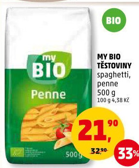 Těstoviny My BIO