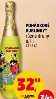 Sekt nealkoholický dětský Pohádkové bublinky