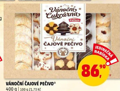 Vánoční čajové pečivo Karlova Koruna