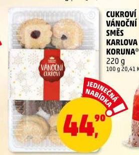 Vánoční cukroví Karlova Koruna