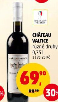 Vína Chateau Valtice