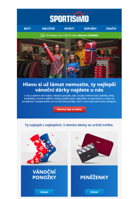 akční leták Sportisimo 20.11.2022-25.11.2022