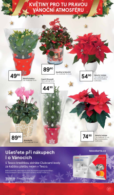 akční leták Tesco 28.11.2022-24.12.2022