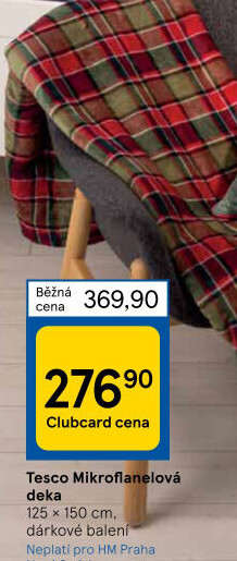 Deka mikroflanelová Tesco