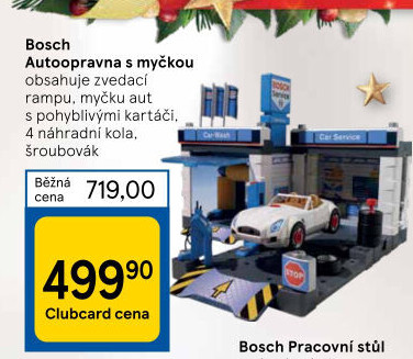 Dětská autoopravna s myčkou Bosch
