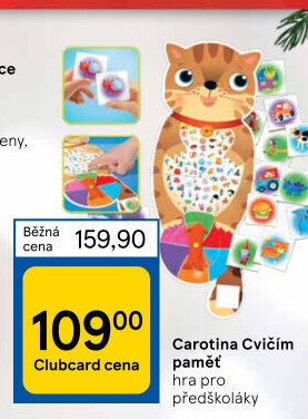 Dětská hra Cvičím paměť Carotina Baby