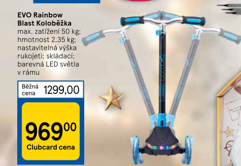 KoloběžkaEVO Blast Rainbow