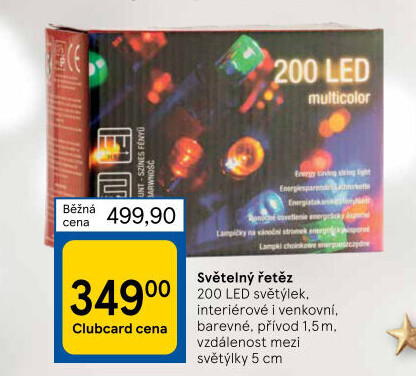 LED světelný řetěz