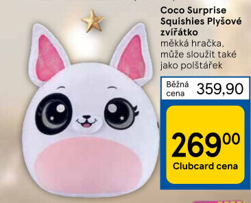 Plyšové zvířátko Coco Surprise Squishies