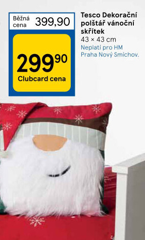 Polštářek Tesco