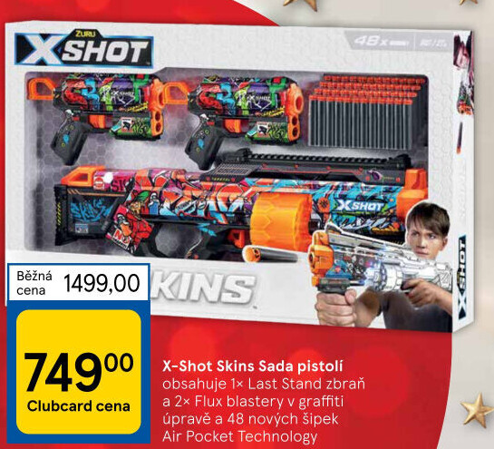 Sada zbraní Skins X-Shot