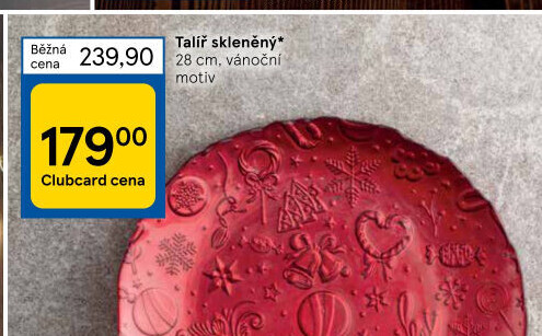 Skleněný talíř