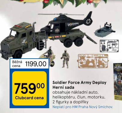 Vojenská sada na hraní Soldier Force