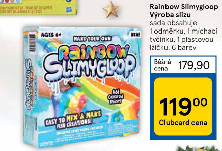 Výroba slizu Rainbow Slimygloop