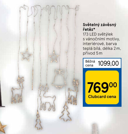 Závěsný LED řetěz