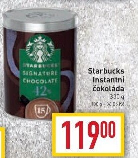 Horká čokoláda Starbucks