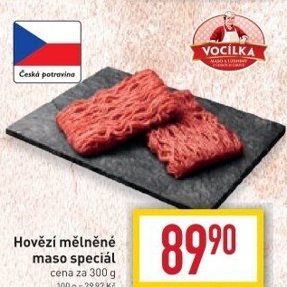 Hovězí mleté maso speciál Vocílka