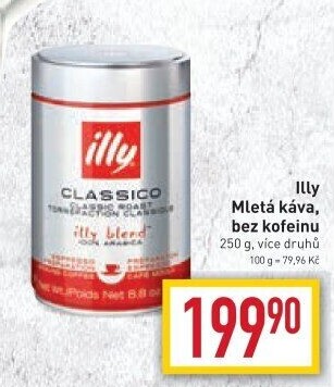 Mletá káva Classico Illy