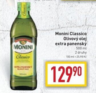 Olivový olej extra panenský Classico Monini