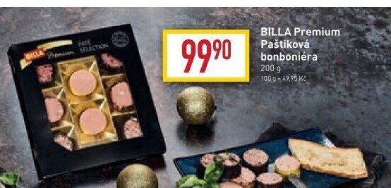 Paštiková bonboniéra Billa Premium