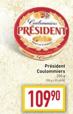 Sýr Coulommiers Président
