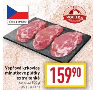 Vepřová krkovice bez kosti Vocílka