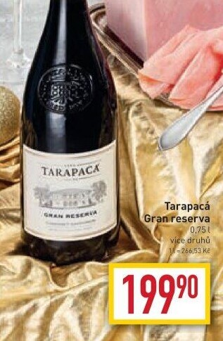 Víno Gran Reserva Viňa Tarapaca