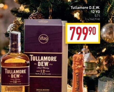 Whisky irská 12 YO Tullamore Dew