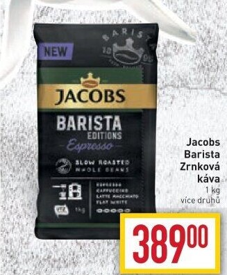 Zrnková káva Barista Jacobs
