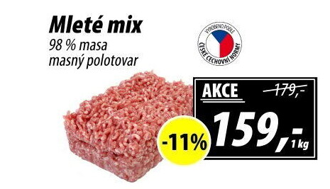 Mleté maso mix