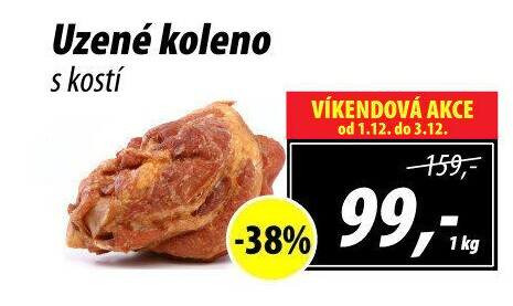 Uzené koleno s kostí