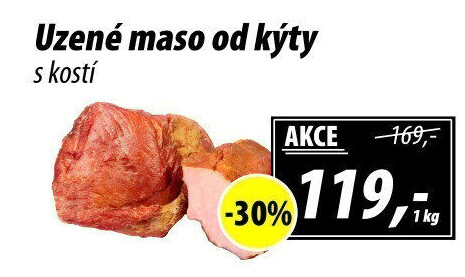 Uzené maso od kýty s kostí